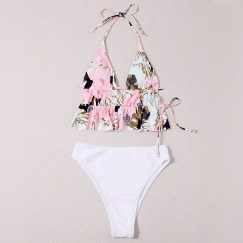 Women's floral swimsuit. Size S.